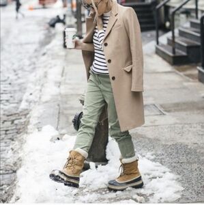 Sorel Caribou Waterproof Insulated Winter Boots, Size 7, With Removable Liners